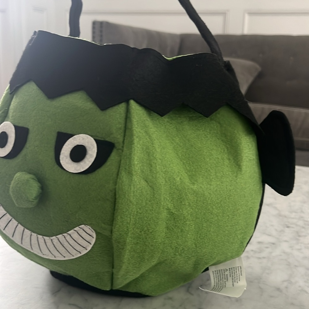 Frankenstein Halloween Treat Bucket Bag - Picture 6 of 6